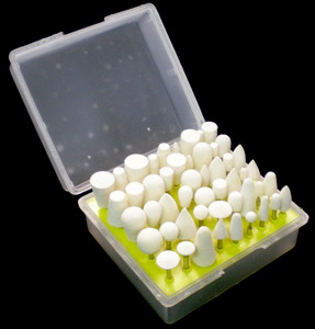 Filz-Polierstifte - Polierk�rper-Sortiment - 50er - Set