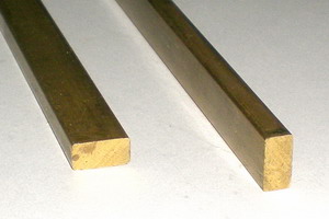 Flachmessing - Messingprofil 10x5mm - Preis per Meter - ab 2m