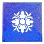 Friesecke Lilien-Replik Motiv 67mm, blaues �berfangglas - 11,5 bis 16cm