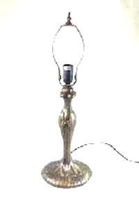 Lampenfu� ART-NOUVEAU 34cm - komplett verdrahtet