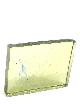Dallglasplatte GR�N GRAULICH HELL mit Schlieren, ca 15x20x2,5cm