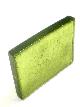Dallglasplatte OLIVGR�N HELL, ca 15x20x2,5cm