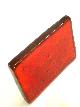 Dallglasplatte ORANGE-ROT, ca 15x20x2,5cm