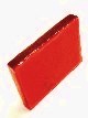 Dallglasplatte ROT, ca 15x20x2,5cm