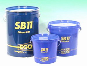 Universalkitt EGO-SB-11 - Glaserkitt im 10Kg Eimer - grau