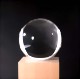 Glas-Kugel optisch rein, ca 60mm / 6cm