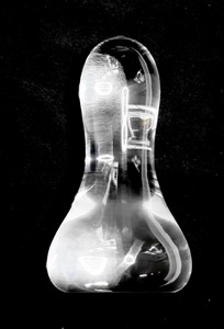 Farbreiber aus Glas - ca 11-12cm H�he, schwere Ausf�hrung