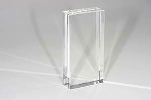 Glasquader - Glasblock optisch rein - ca 80 x 40 x 15mm