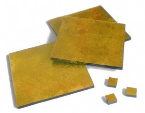 Goldkacheln - echte Goldfliesen f�r Goldmosaik - ca 8x8cm (OI-010)