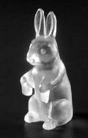Figur Hase ca 50mm - Glasfigur aus Bleikristallglas