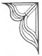 Eck-Facettenbild 25x18cm 4-teilig - HC-11 R