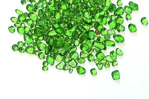 Glasgranulat - hellgr�n, 3-6mm