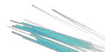 Stringer - Glasstengel in himmelblau opal - ( BF513-70 ) - AK ca 85
