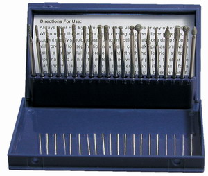 20er-Set Gravierstivte diamantbeschichtet - INLAND-#50115