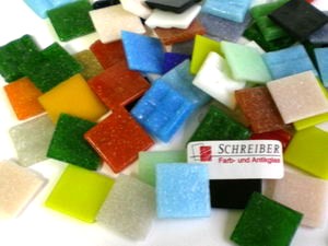 J-Mosaik-Mixpackung Harlekin - ca 20mm - bunt gemischt