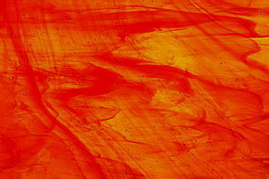 KOKOMO D - K-104 Colorescentglas - rot, bernstein marmoriert