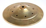 Lampenkappe aus Messing mit L�ftungsl�chern, ca 5 - ca 13 cm