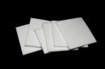 Fasermatte 3mm Dicke - 75x75mm - 10 St.-Pack #-8350-302