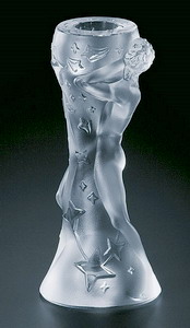 Kerzenst�nder Perseus ca 150mm - Bleikristallglas