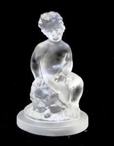 Figur Kind ca 80mm - Bleikristallglas
