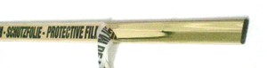 Gold-Sprosse 8mm - flachoval - Meter-Preis - ab 6 m