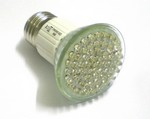 LED-Strahler mit 60 hellen Leuchtdioden - 5Watt, E27, Kaltweiss