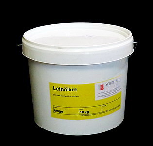 Lein�lkitt KAWO - garantiert rein, 10Kg Eimer - beige