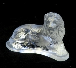 Figur L�we ca 80mm - Bleikristallglas