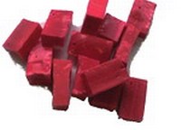 Smalten - Glasmosaiksteinchen - korallenrot - ( DI-I- M88 )