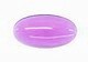 Glasmuggel oval, ca 36x19mm - amethyst