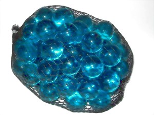 Glasmurmeln 16mm blau-t�rkis - gl�nzend