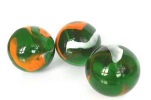 Glasmurmel marmoriert CRICKET - 35mm - Preis per St�ck