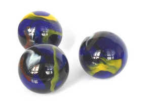Glasmurmel marmoriert MICHELANGELO - 35mm - Preis per St�ck
