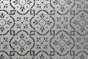 Mousselinglas C, Muster MG-118 - seidenmatt ge�tzt - 4mm