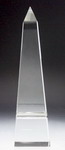 Obelisk aus Glas, rein, 175mm, schlank, Kristallglas