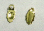 Ohr-Aufh�nger-Paar - mit 18k-Gold Vergoldung - #-8300-011 / 12