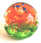 Briefbeschwerer 3 Fische - Unterwasserwelt, ca 11cm Durchmesser