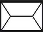 Pencil-Bevel 3/4x1 = ca 1,9cm x 2,5cm #-000 01
