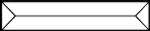 Pencil-Bevel 1x5 = ca 2,5cm x 12,7cm #-100 05