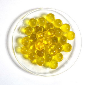 Glaskugeln / Glasperlen - gelb (edelgelb), 10mm