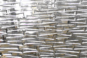 Ornamentglas PFEIL - klar, ca 3,5mm
