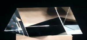 Super-Glasprisma - 14cm Schenkel - 25cm L�nge