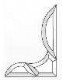 Eck-Facettenbild 23x17cm 3-teilig rechts - RB-318 R (Bez. inv. R/L) BR-Rhobn