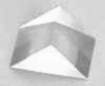 Glasprisma ca 50x35x35mm, optisch rein, Rechtwinkelprisma