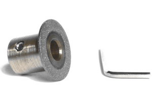 Rillenschleifkopf 25mm (1) - z.B. f�r Schmuckherstellung - 3/8 -Bohrung
