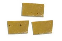Smalten - Glasmosaiksteinchen - gelboliv - ( OI-S-2390 )
