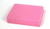 Sch�rfstein f�r gesinterte Glasbohrer (rosa)