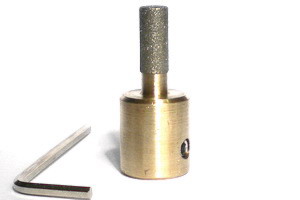 Zusatz-Schleifkopf ca. 6mm (1/4) - feine Krnung