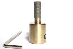 Zusatz-Schleifkopf ca. 6mm (1/4) - feine K�rnung