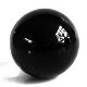 Kristallglaskugel 60mm schwarz